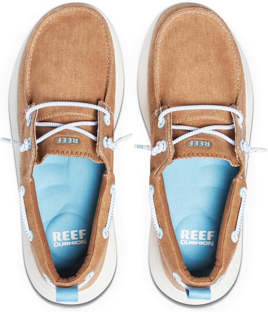 Мужские лодочные туфли REEF Swellsole, коричневый — фото 3
