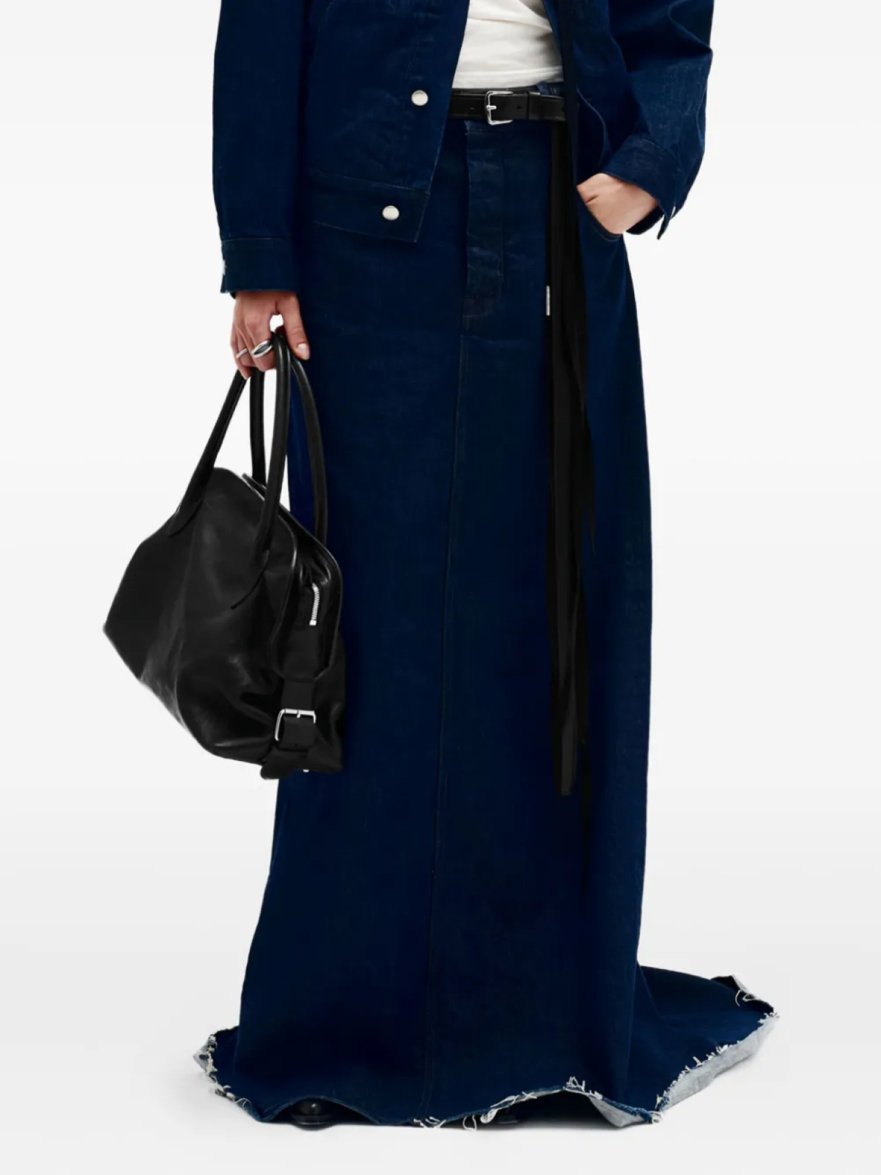 

Ann Demeulemeester джинсовая юбка макси Goele, синий