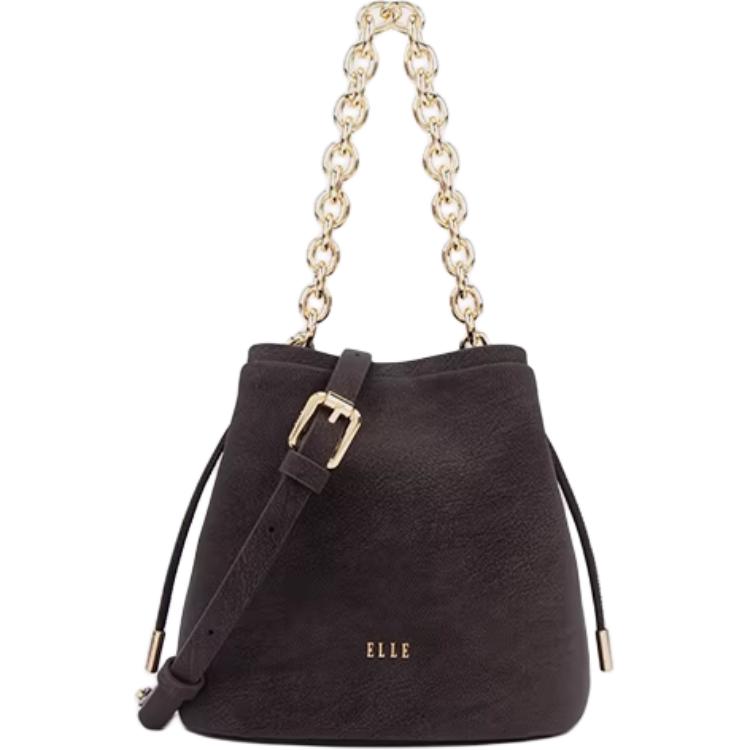 

ELLE Сумка из коровьей кожи Regular для женщин, цвет Yellow/White/Black/Burgundy/Ebony Gray