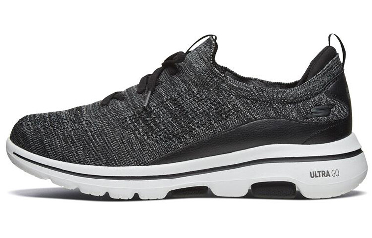

Кроссовки для бега Go Walk 5 мужские с низким верхом, черные/серые Skechers