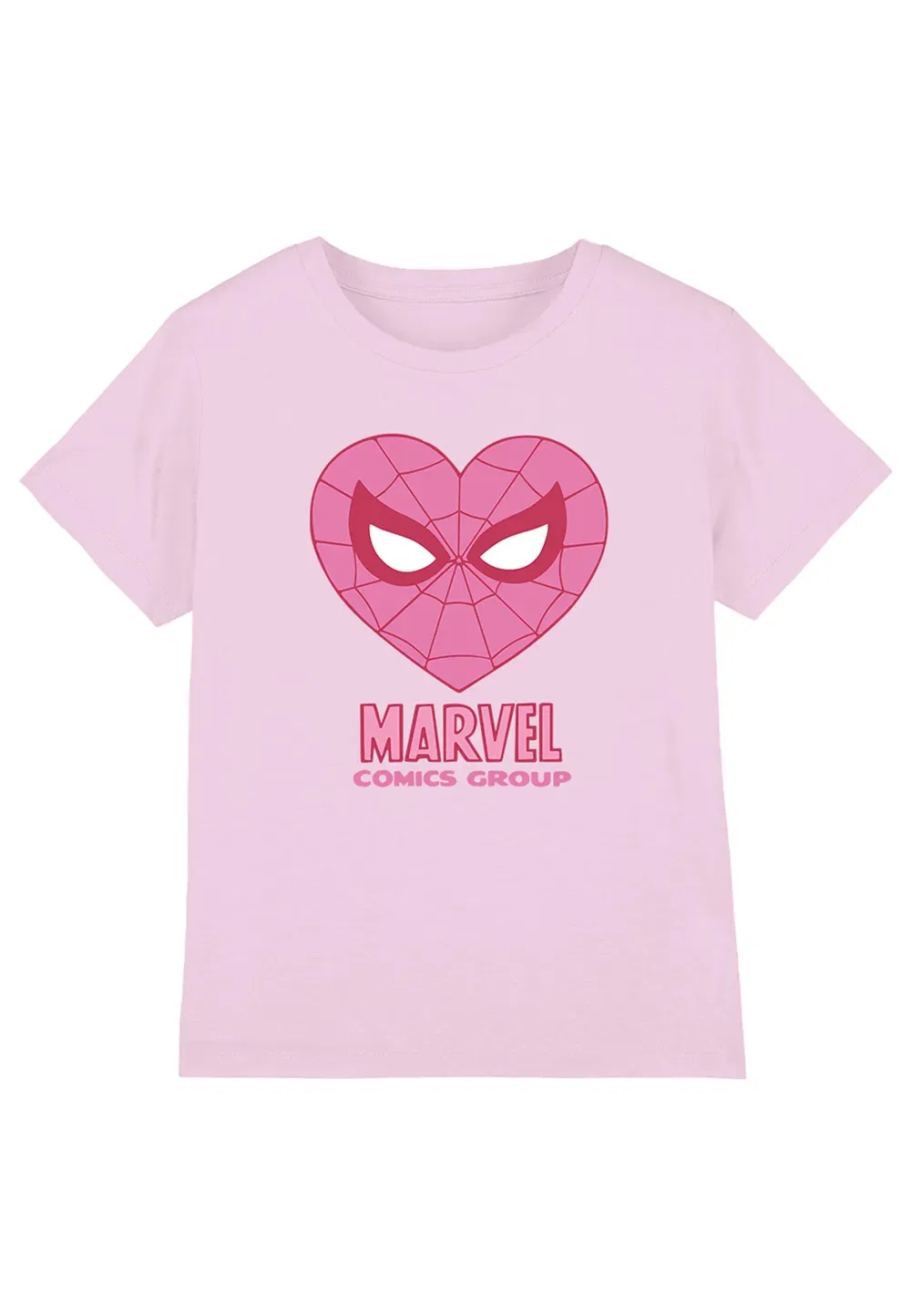 Футболка детская Spiderman Marvel, светло-розовый