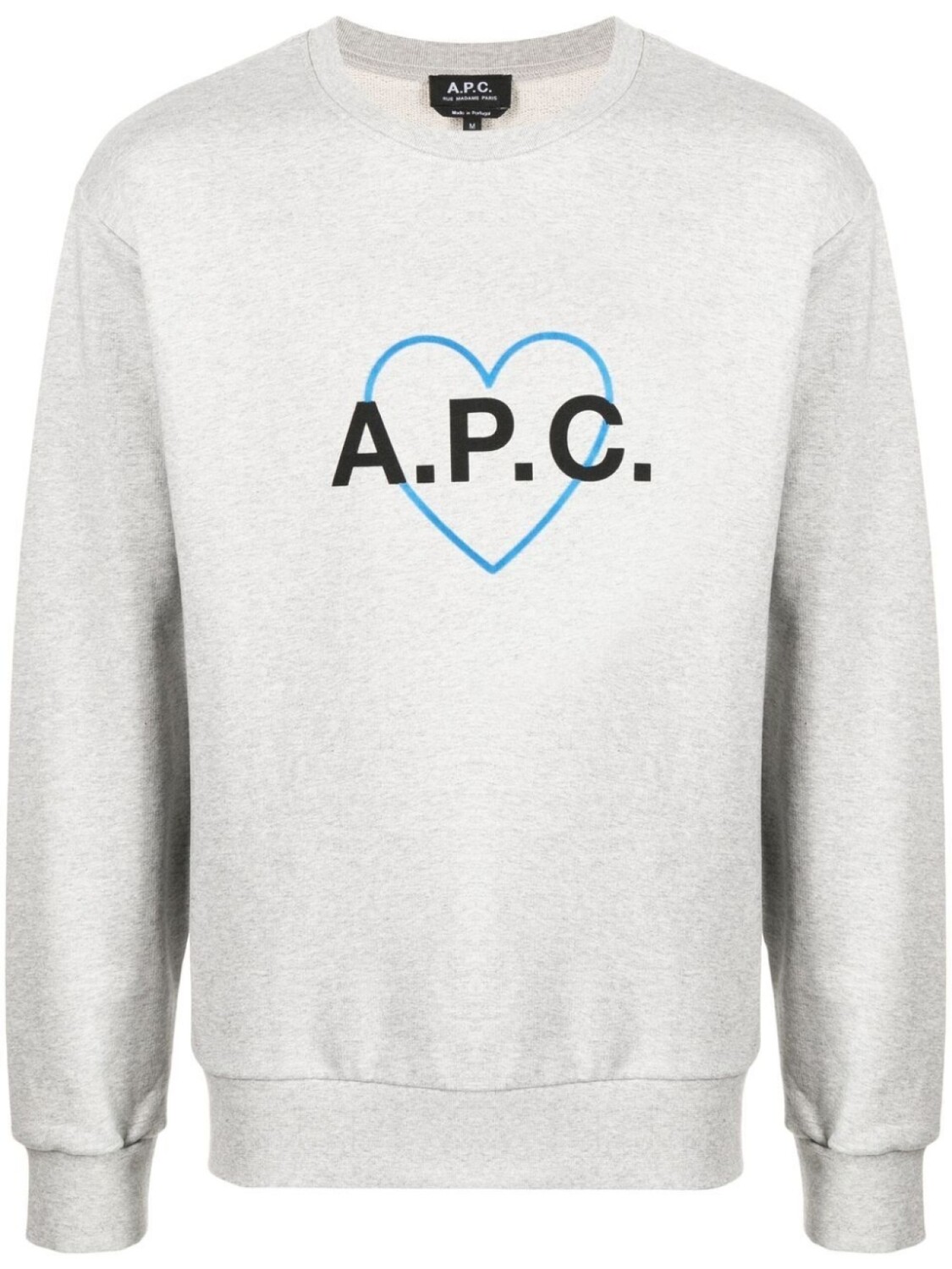 

A.P.C. толстовка Jules с логотипом, серый