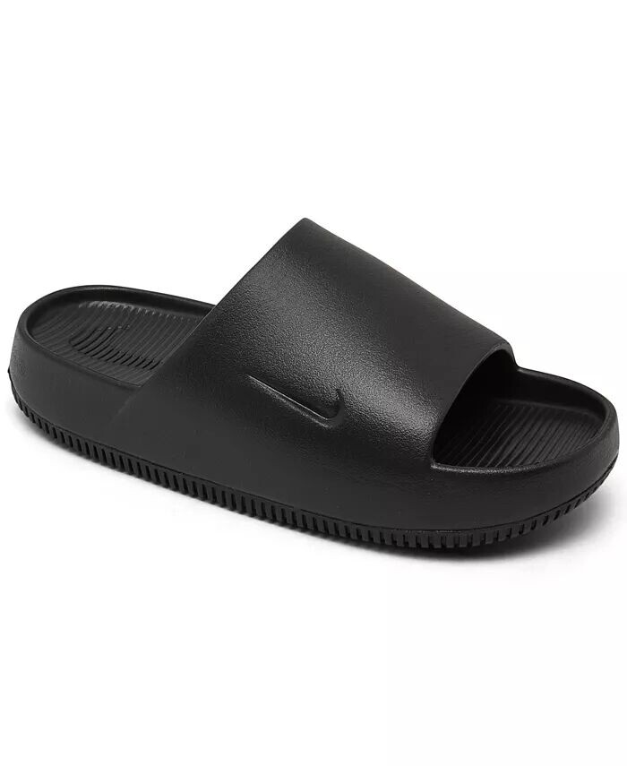 

Женские спокойные шлепанцы Finish Line Nike, черный