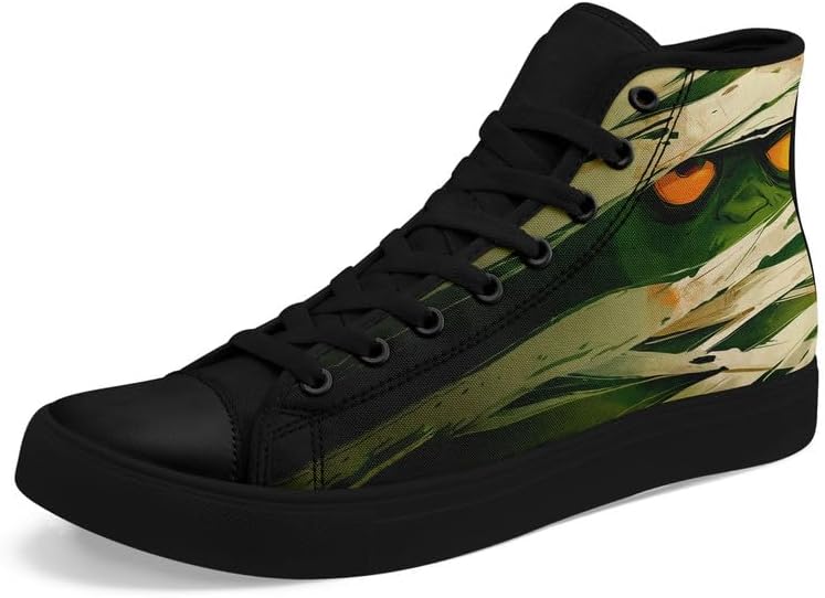 

Высокие кеды AWSOLE Halloween с рисунком тыквы из канвы для мужчин и женщин, модная праздничная обувь унисекс с плоской подошвой, привидение, череп, стильная обувь, черный/зеленый/желтый/бежевый