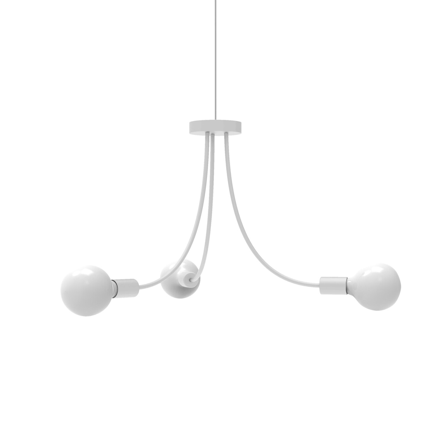 

Подвесной светильник Lumicom, 60x60x40 см, белый