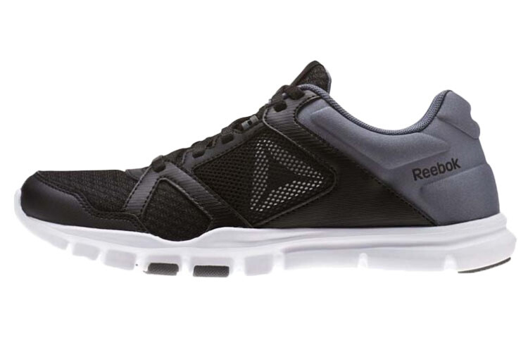 

Кроссовки женские с низким верхом, черные/серые Reebok