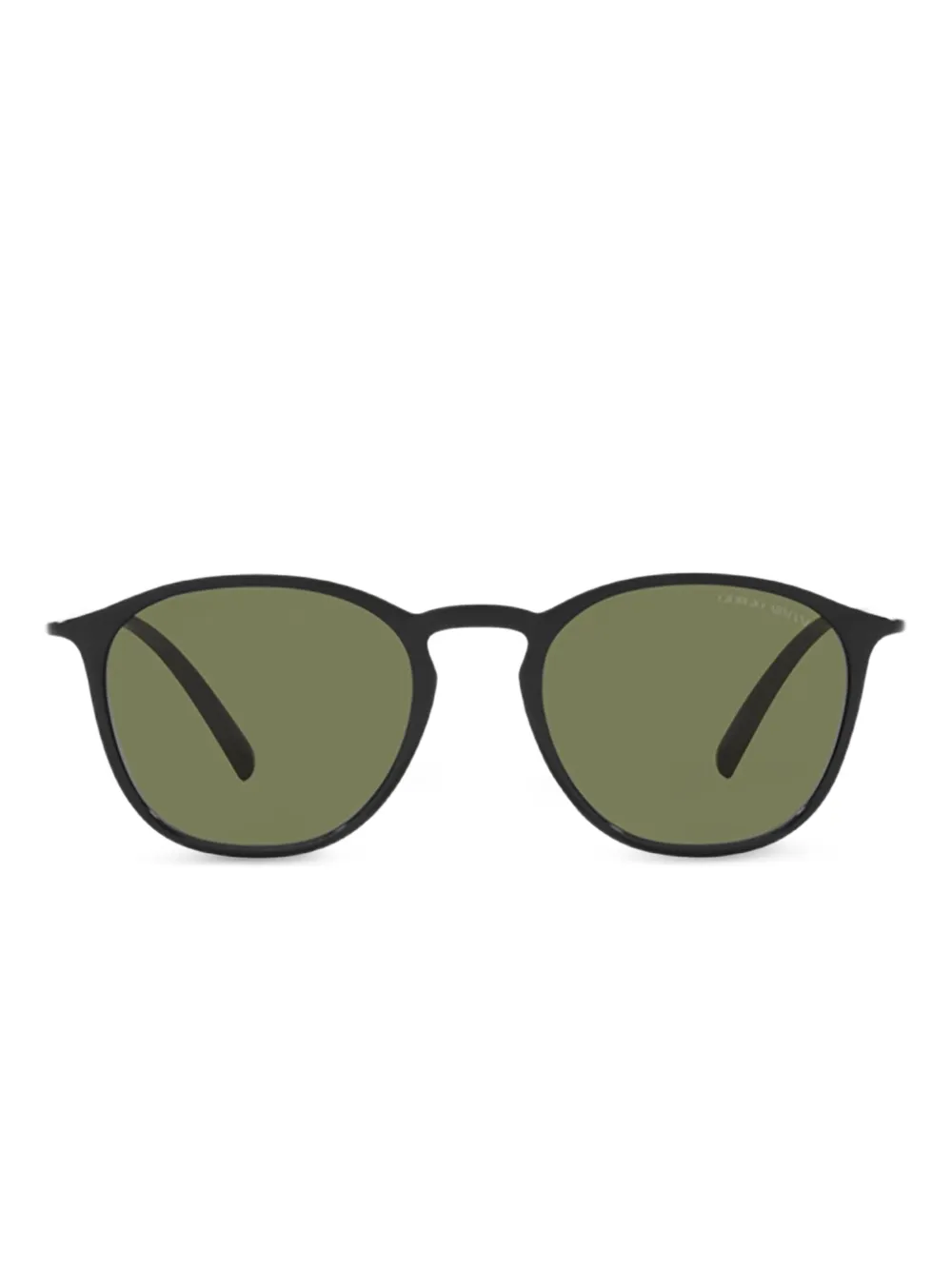 

Солнцезащитные очки в круглой оправе Giorgio Armani, черный