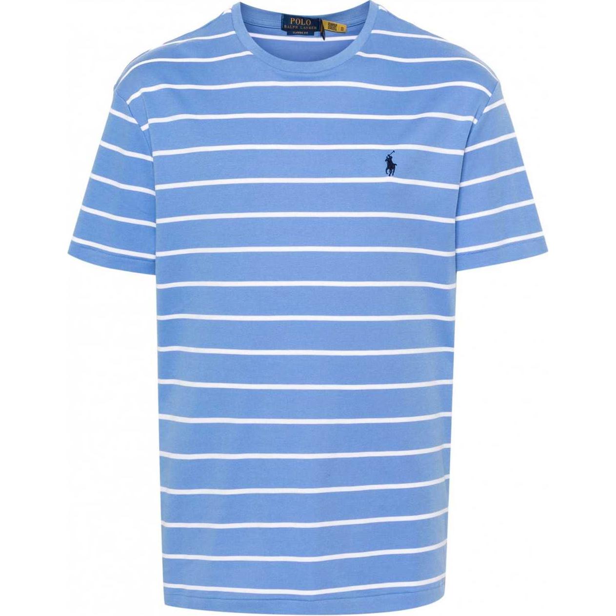 

Футболка в полоску с принтом Polo Pony Polo Ralph Lauren, синяя