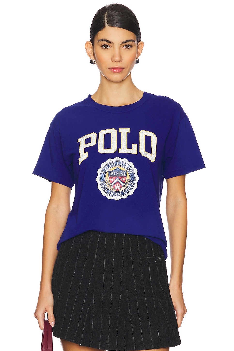 

Футболка с винтажным гербом Polo Ralph Lauren, цвет sporting royal