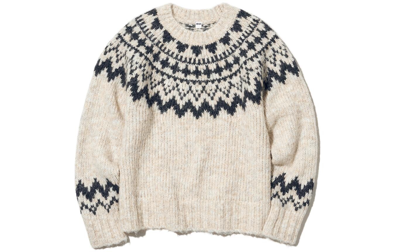 

Свитер женский светло-бежевый Uniqlo