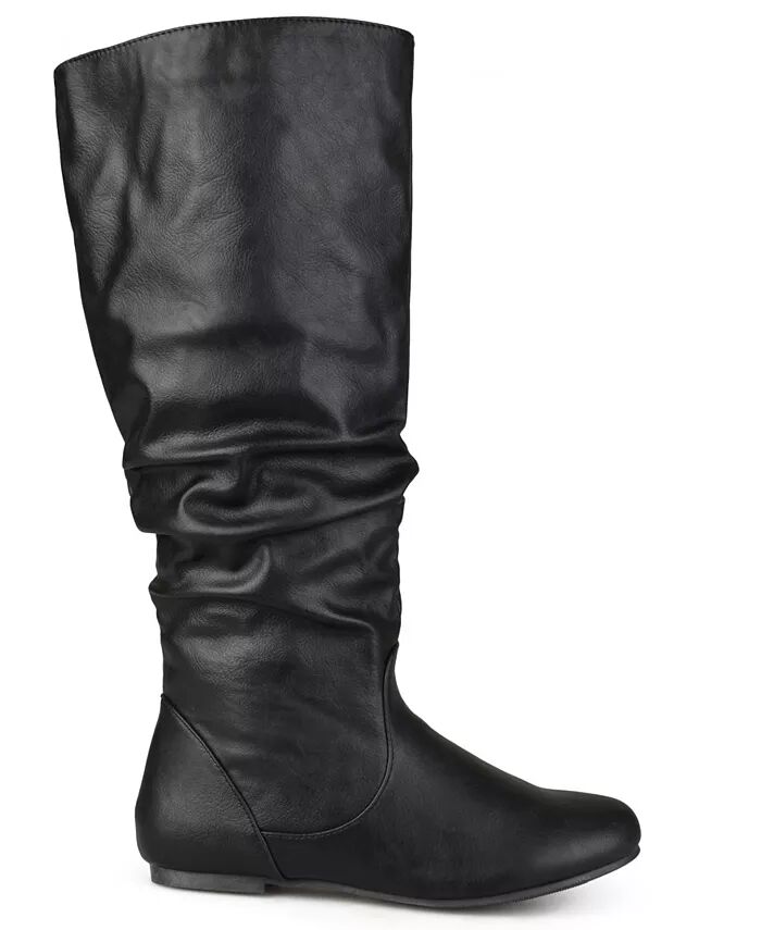 Женские сапоги Jayne Wide Calf Slouchy выше колена Journee Collection, черный — фото 2