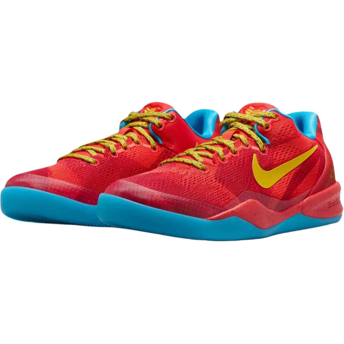 Nike Детские баскетбольные кроссовки Kobe 8 Low top Red Kids' — фото 4