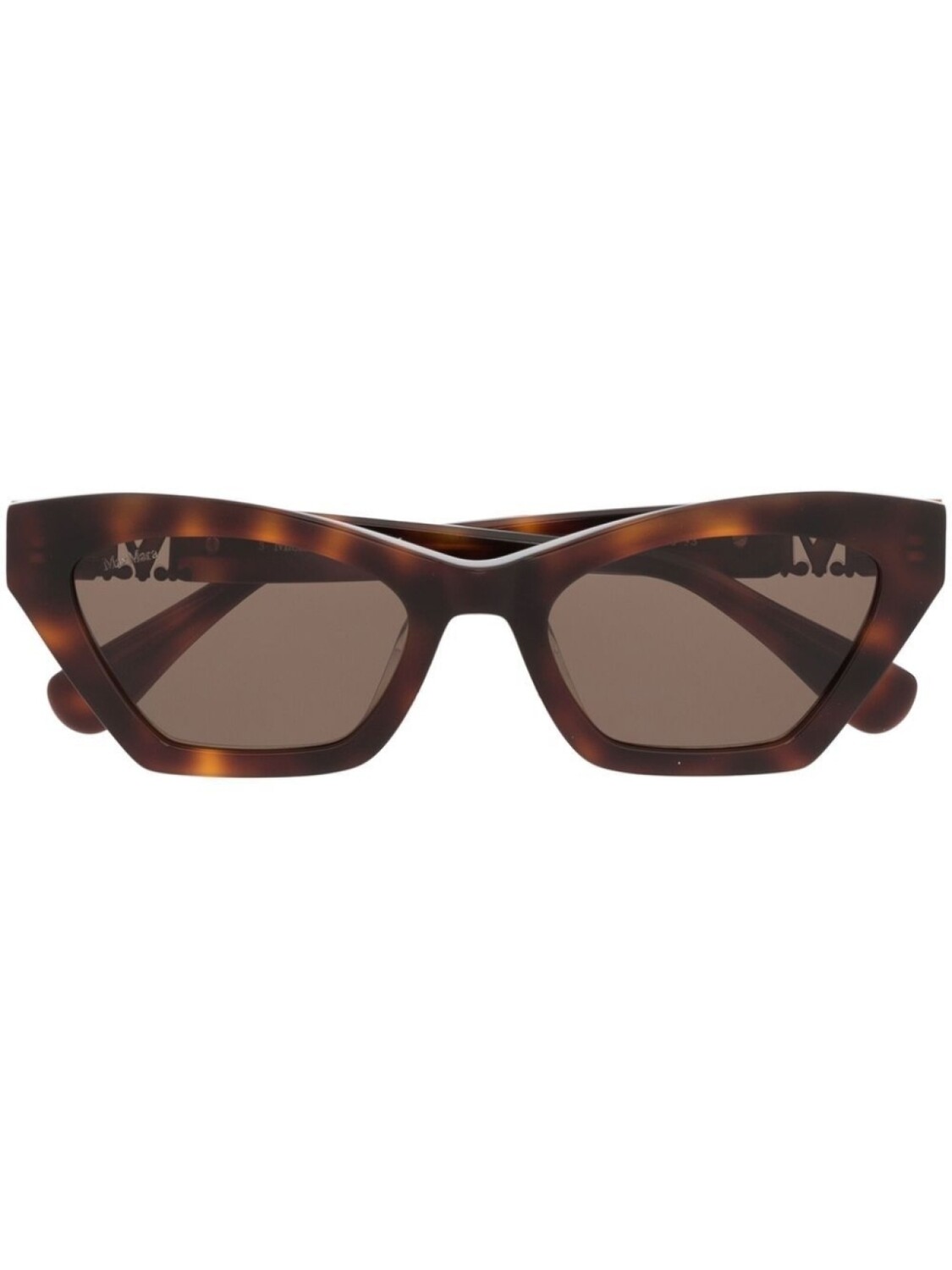 

Солнцезащитные очки в оправе 'кошачий глаз' Max Mara Eyewear, коричневый