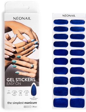 

Наклейки для ногтей NEONAIL Easy On Gel Stickers, M01 20 szt.