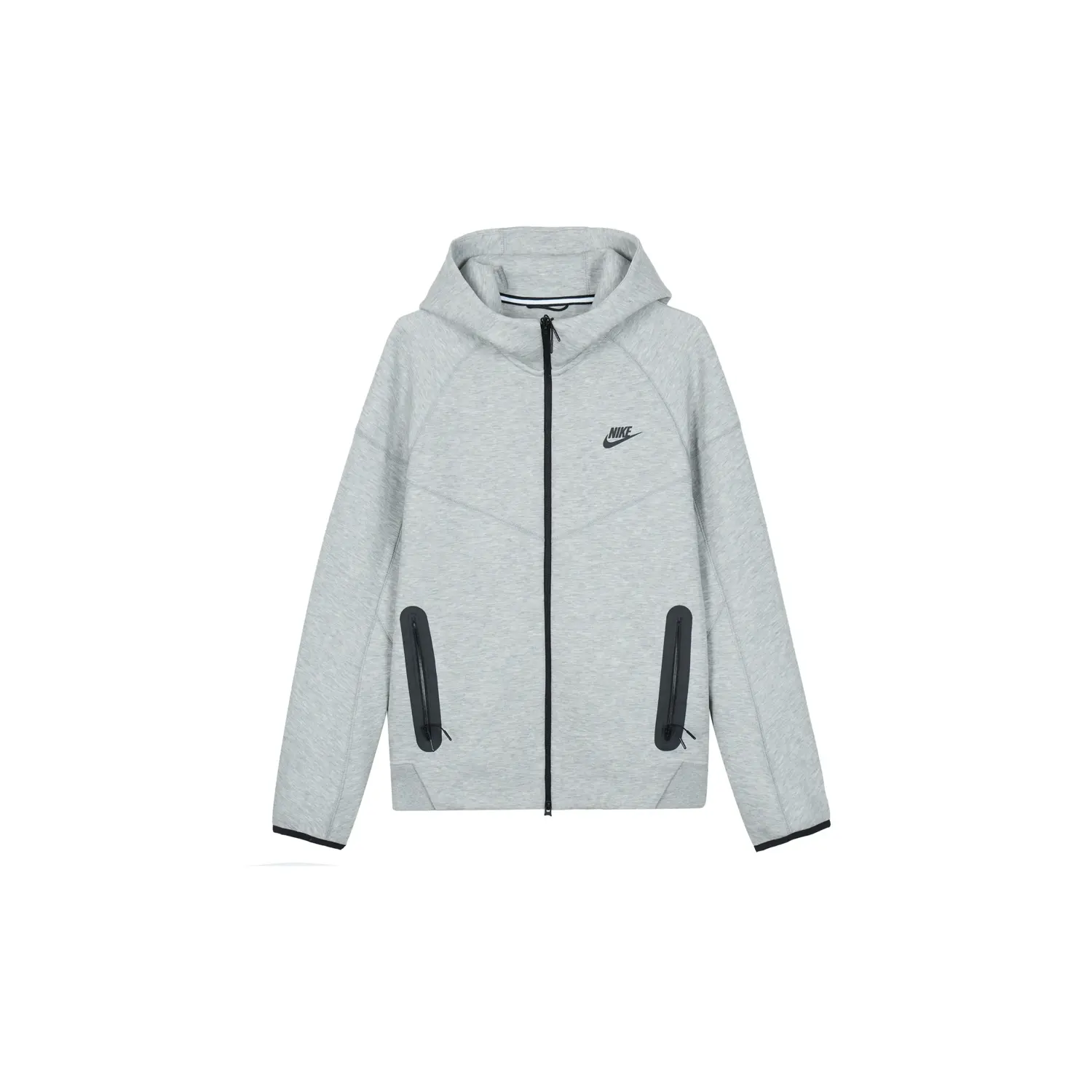 Толстовка Tech Windrunner Nike, серая — фото 2