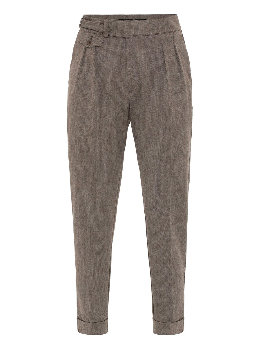 

Тканевые брюки Antioch Tapered Pleat-Front Pants, коричневый