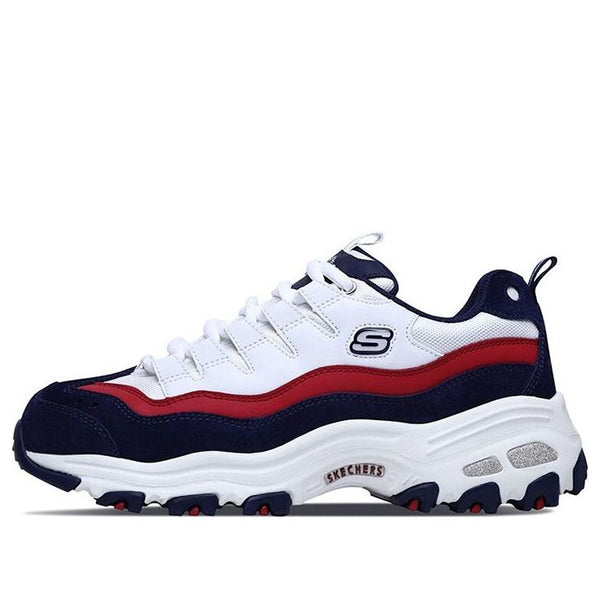 Кроссовки d'lites 1.0 low-top clunky shoes white/blue Skechers, белый