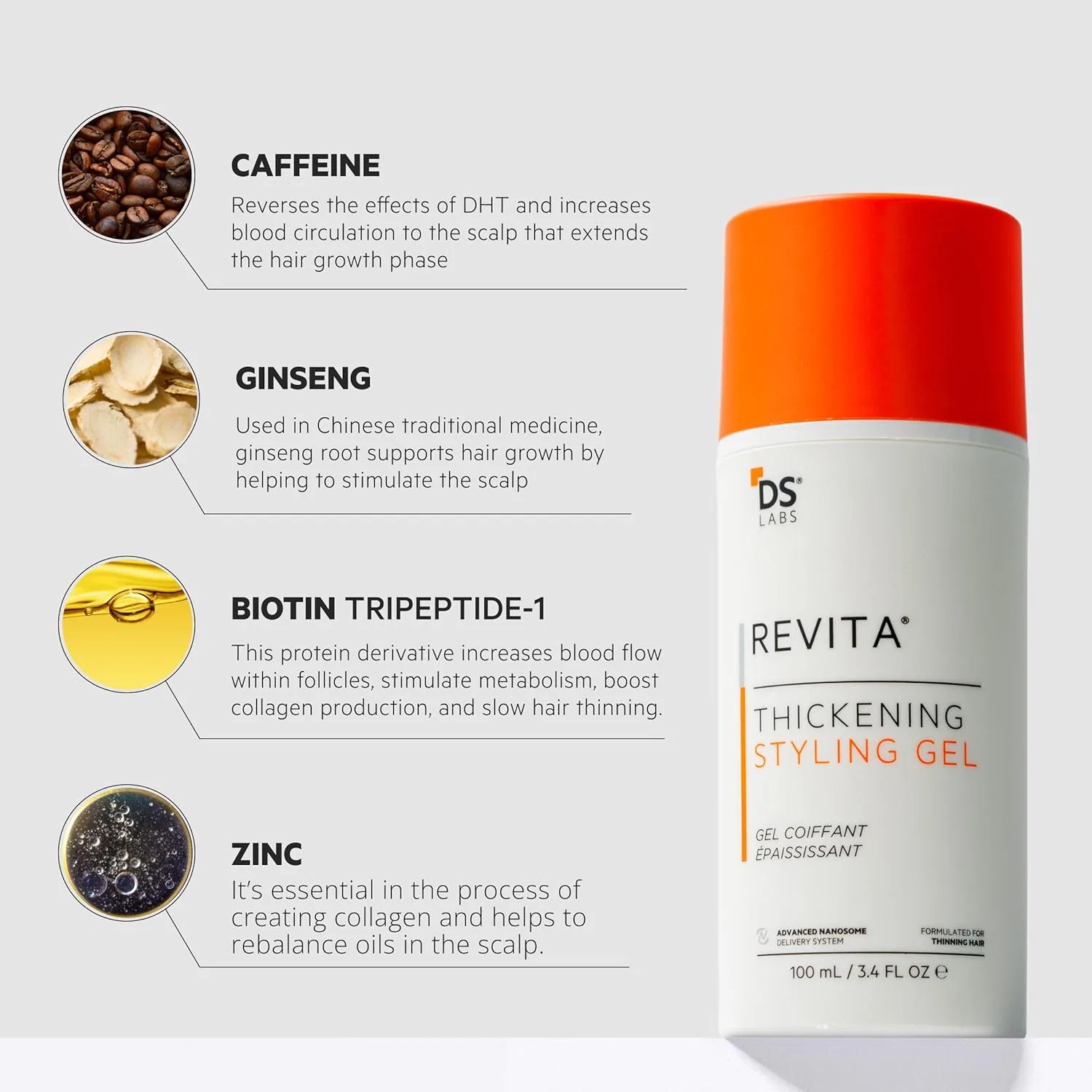 Гель для укладки волос «Revita Styling Gel» от DS Labs Ds Laboratories — фото 4