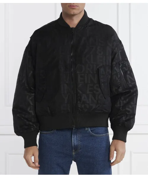 

Бомбер Oversize fit Calvin Klein Jeans, черный