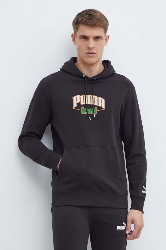 

Хлопковая толстовка Puma, черный