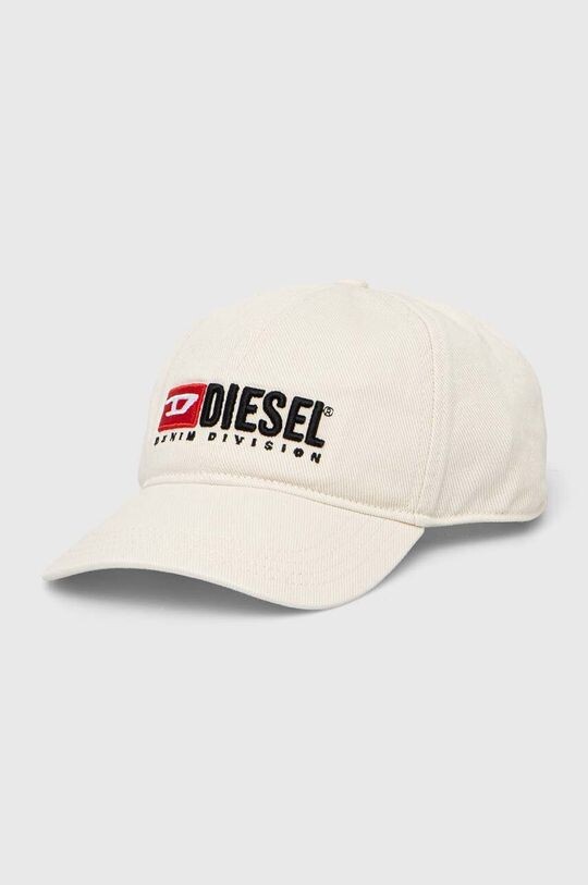 

Хлопковая бейсболка Diesel, бежевый