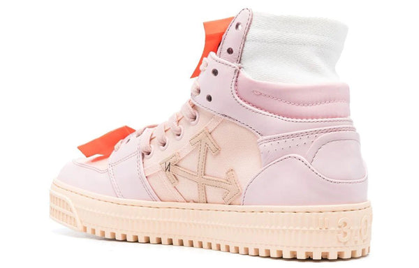 Кроссовки off-court 3.0 high-top sneakers 'pink beige' Off-White, розовый — фото 3