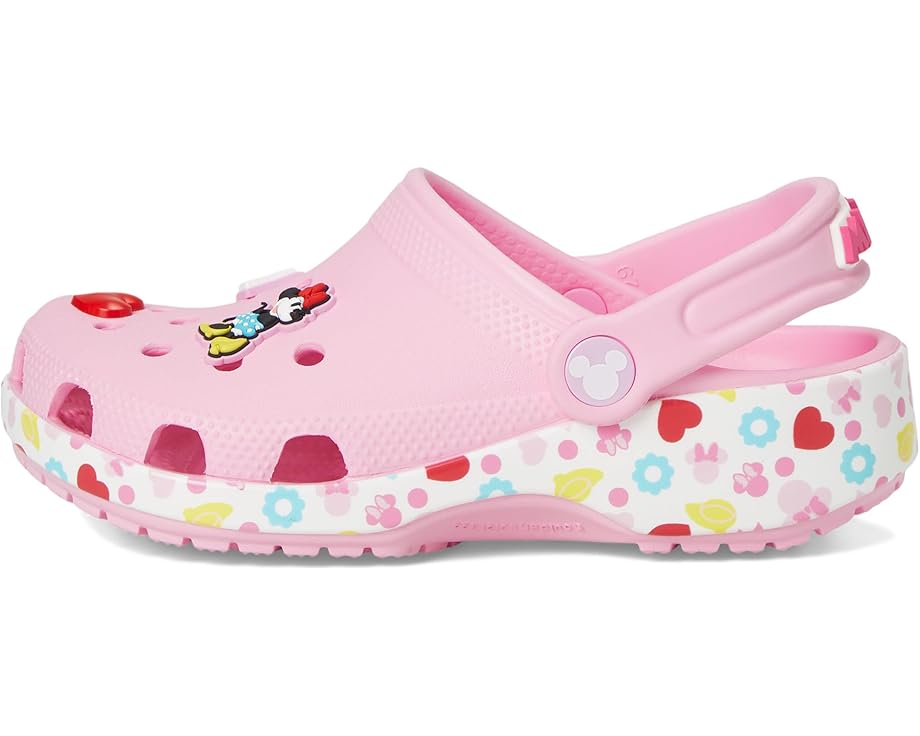 Сабо Crocs Kids Disney Mickey Minnie Mouse Clogs, цвет Pink/Minnie Jibbitz — фото 4