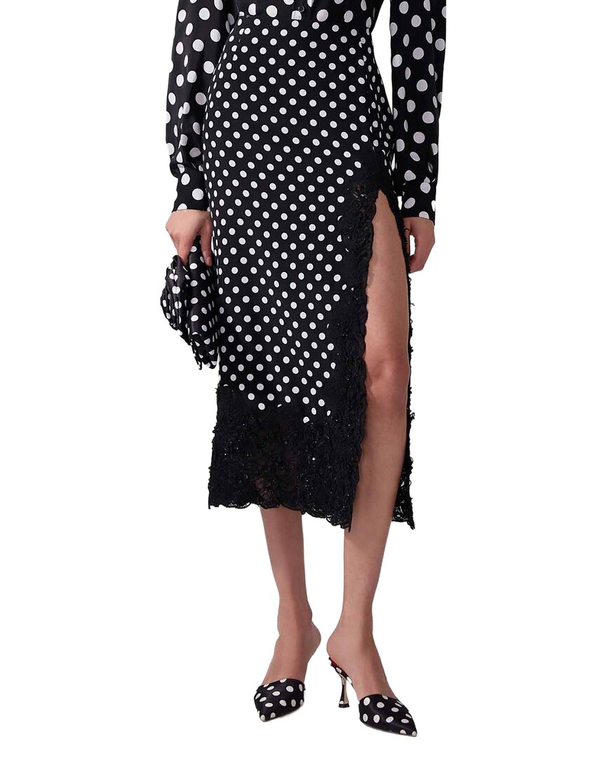 

Юбка миди из шелка Carolina Herrera Carolina Herrera, черный