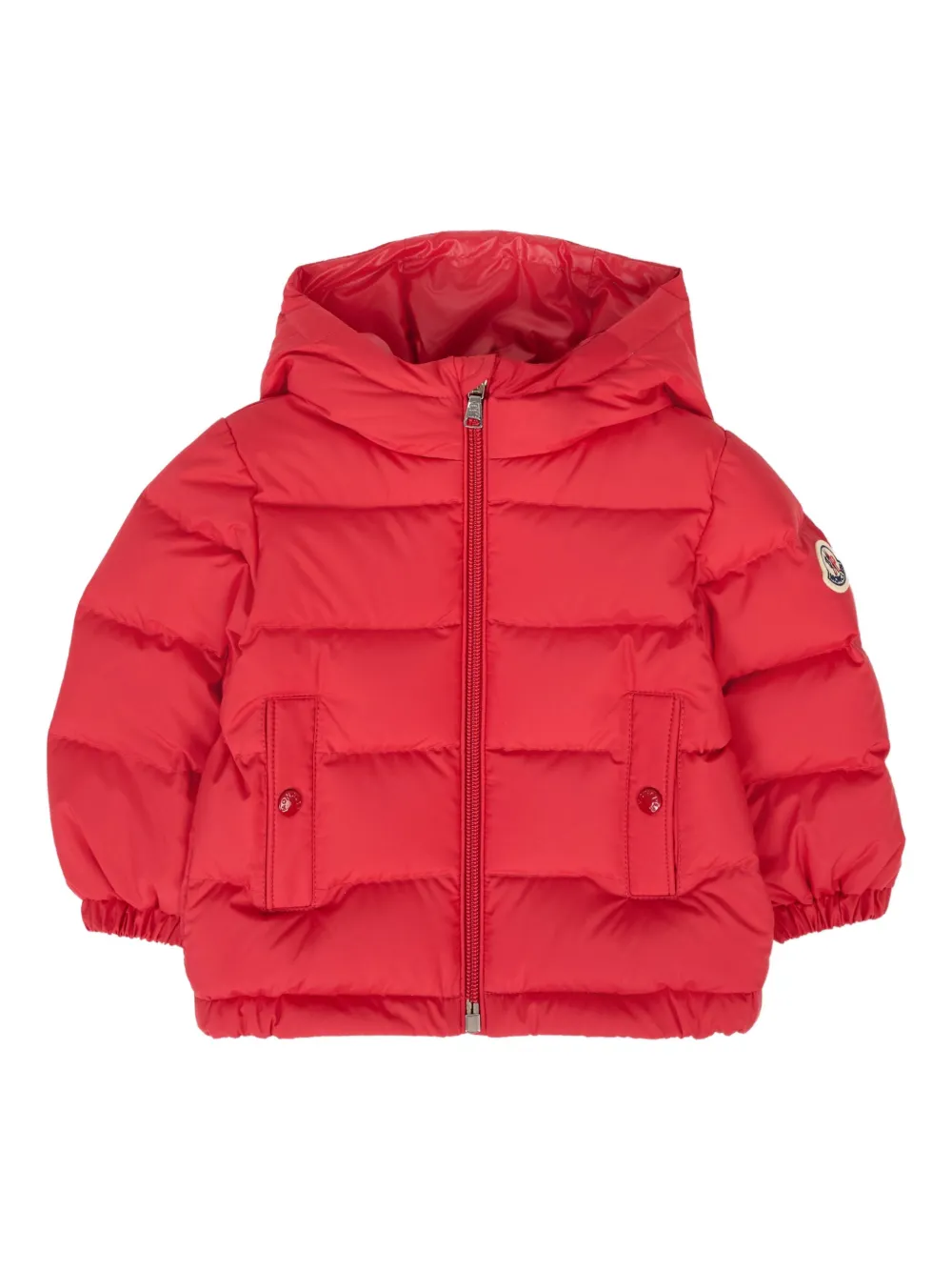 

Куртка-пуховик с капюшоном Moncler Enfant, красный