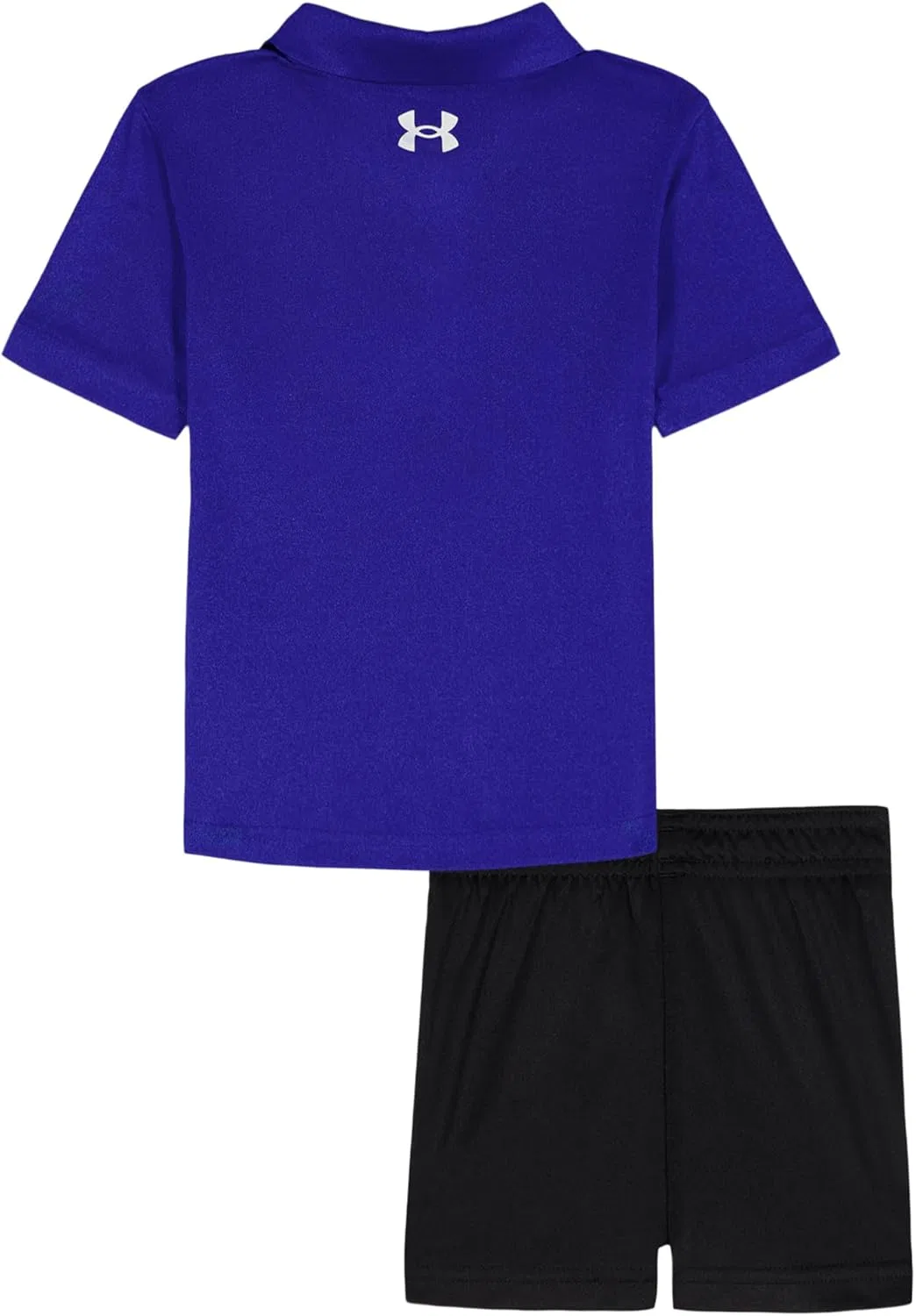 Детский комплект Under Armour из двух предметов: поло с коротким рукавом и шорты, Blue Atlantis — фото 2