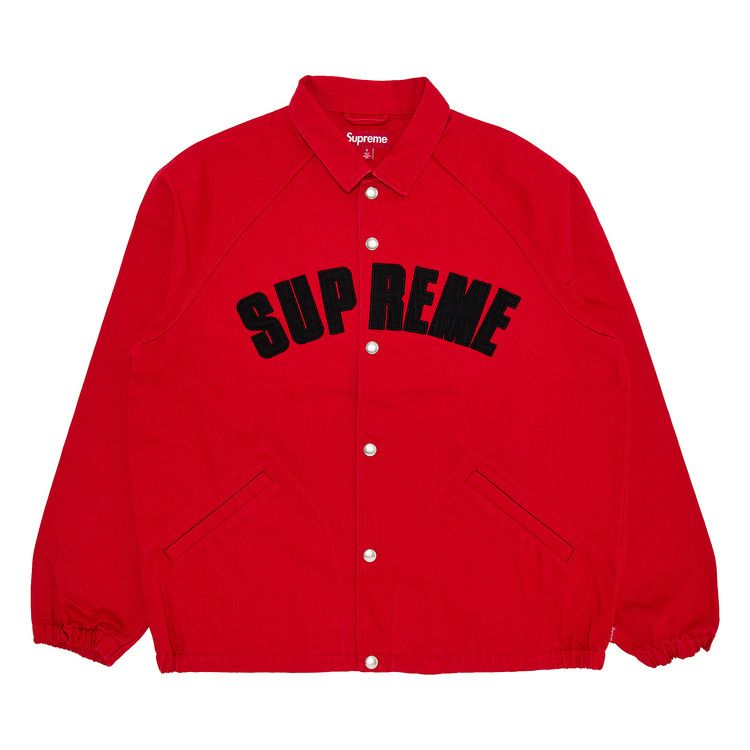 

Куртка Supreme Arc Denim Coaches Jacket, Red