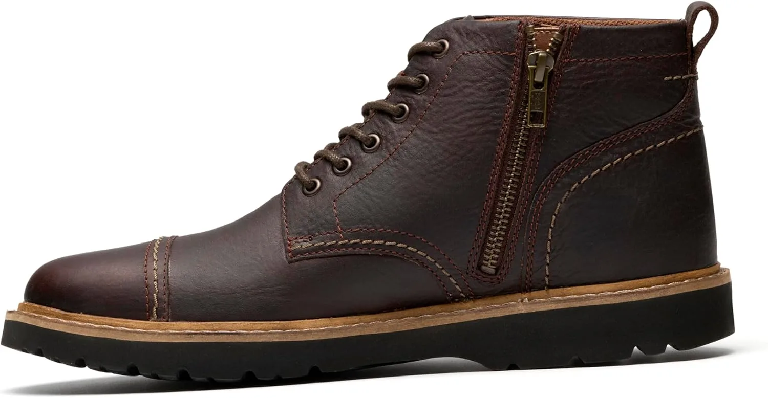 Мужские ботинки Clarks Eastridge Mid Lace-Up Chukka Boot на шнуровке, темно-коричневый — фото 3