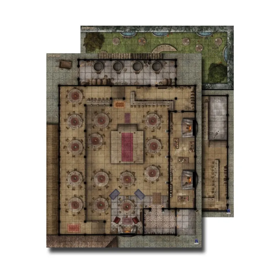 

Флип-мат - Городская таверна, Pathfinder Roleplaying Game (2nd Edition) - Flip-Mats & Flip-Tiles
