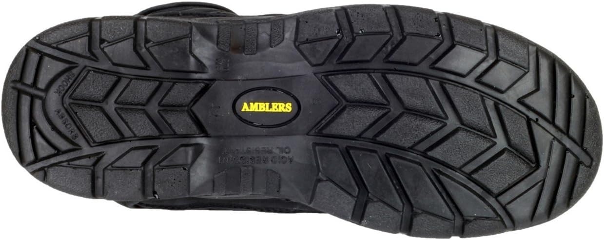 Мужские черные защитные ботинки Amblers Safety, подходящие для веганов, со стальным носком — фото 4