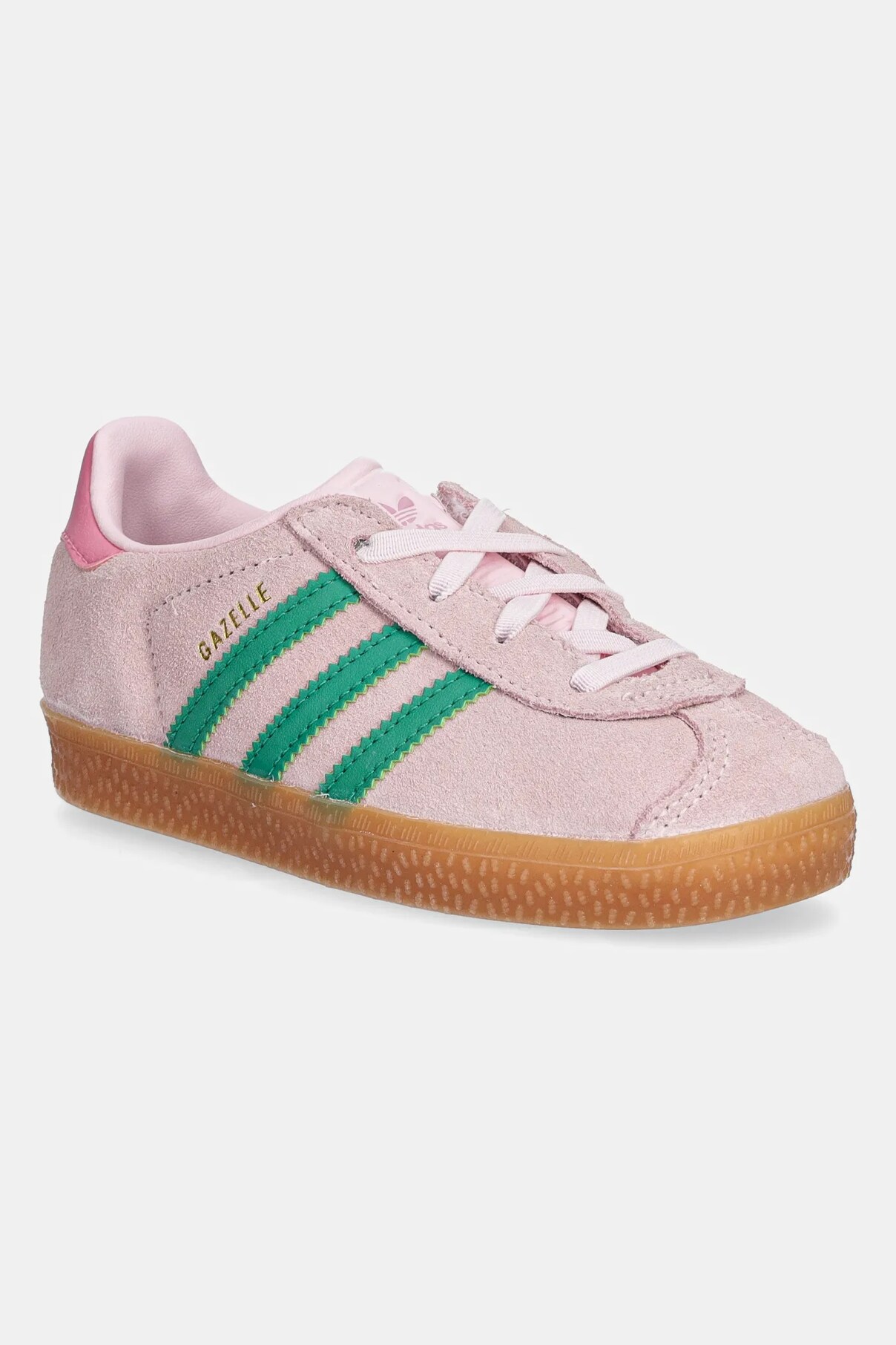 Кроссовки GAZELLE из замши Adidas Originals, розовый — фото 2