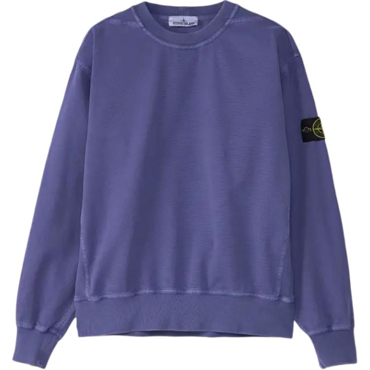 

Толстовка с изображением компаса Stone Island, фиолетовый