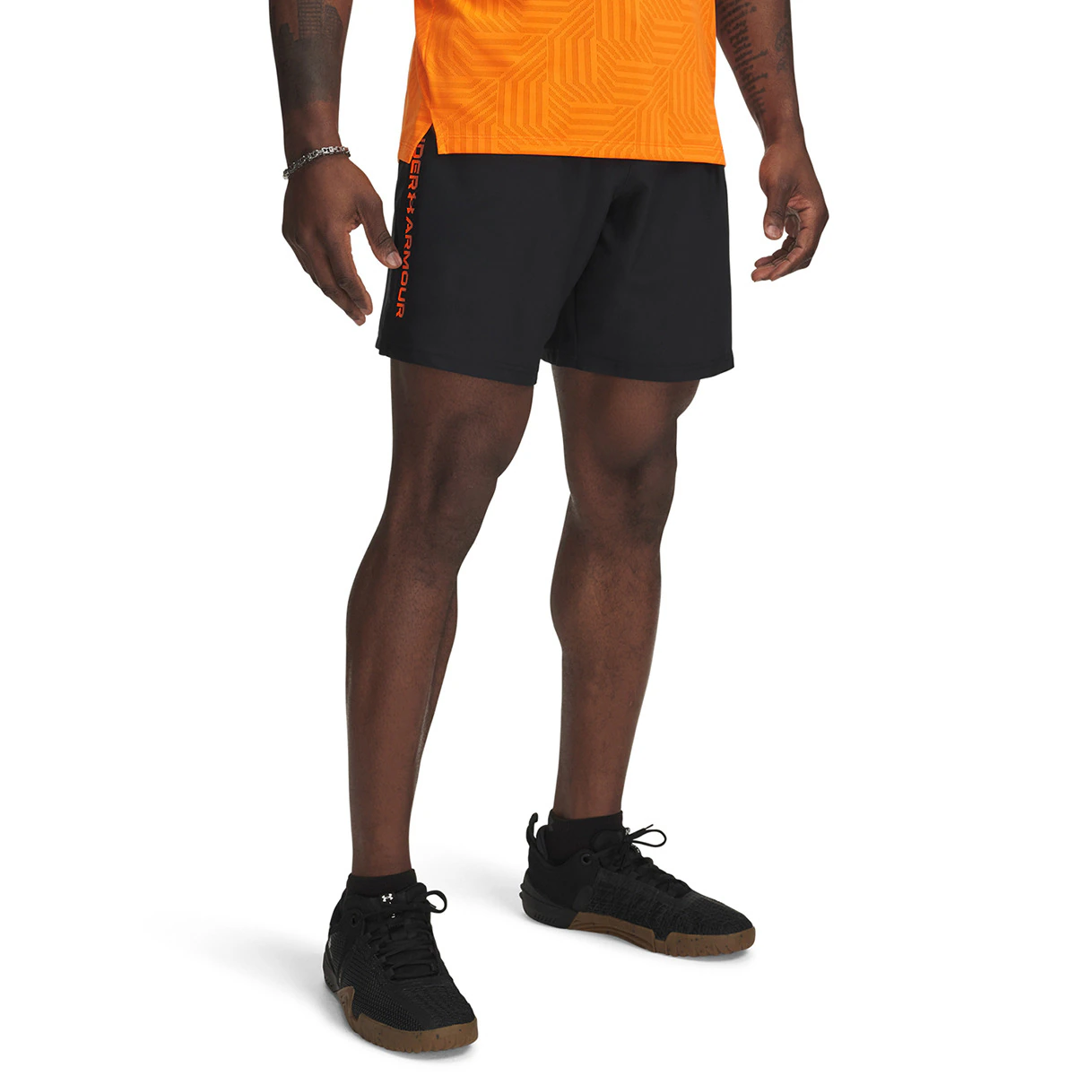 

UA Tech Тканый Wordmark Короткие Под Броней Мужские Шорты Under Armour, чёрный