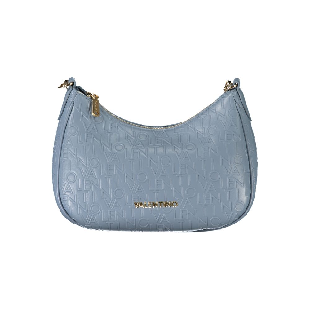

Синяя полиэтиленовая сумка Valentino Bags, синий