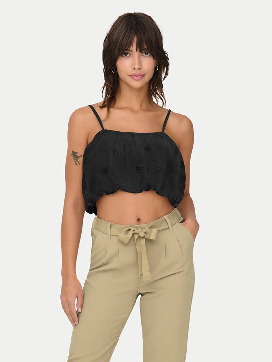 

Укороченный топ Lou 15342566 Only, черный