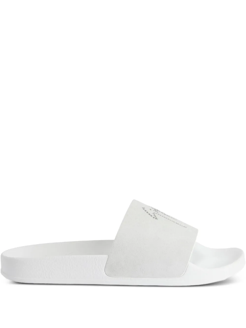 Декорированные шлепанцы Giuseppe Zanotti, белый