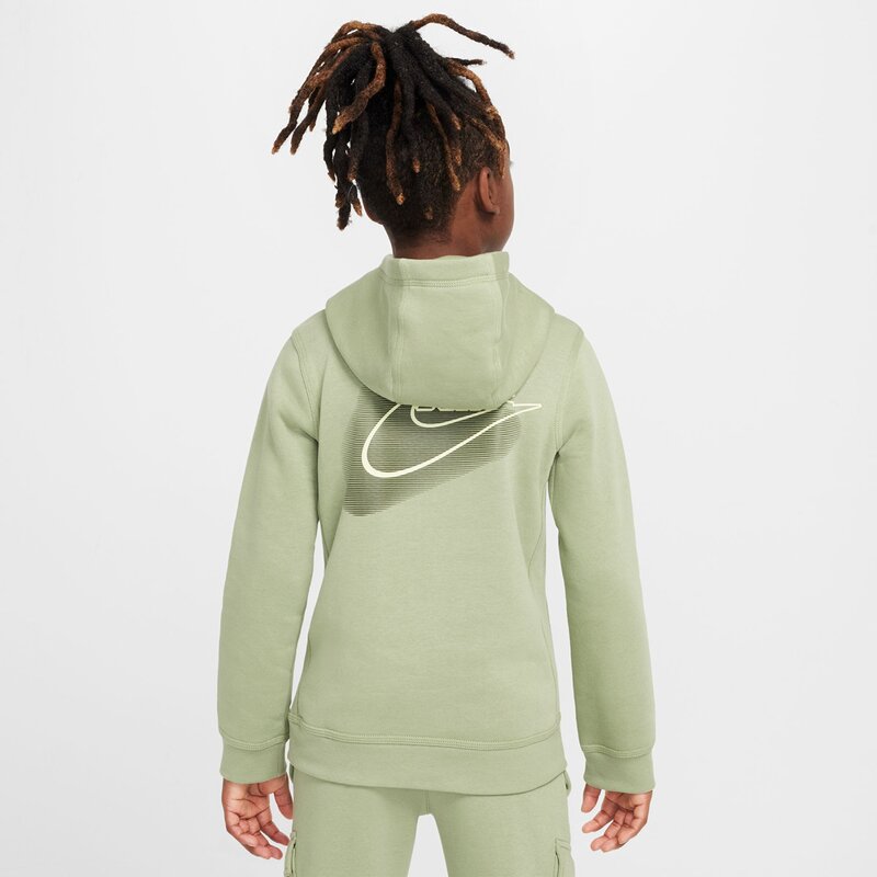 Рубашка спортивная стандартная флисовая Nike, зеленый — фото 2