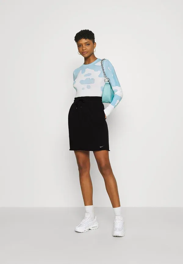 Юбка-карандаш Nike Sportswear Clash, черный/серый дым — фото 2