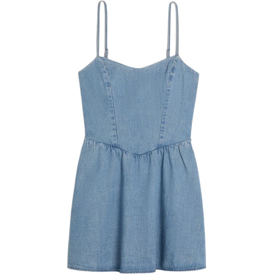 

Hollister Женское платье-комбинация светло-голубого цвета