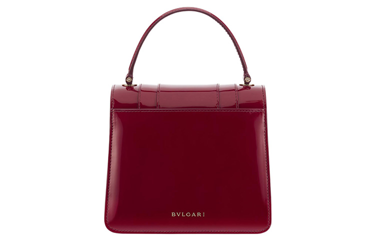 BVLGARI Сумка Serpenti Forever из телячьей кожи с головой змеи — фото 3