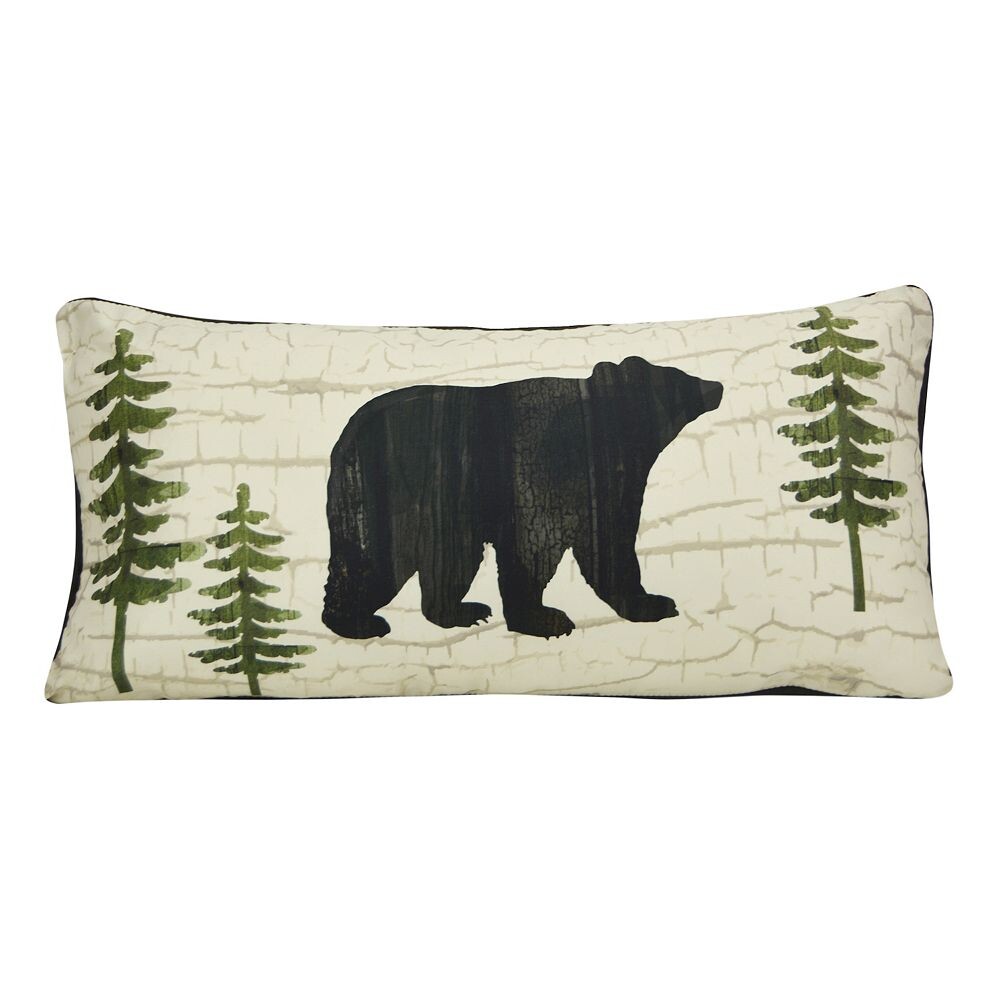 

Декоративная подушка Donna Sharp с расписным медведем, цвет Painted Bear
