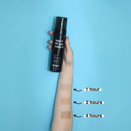 B.tan Темный искусственный загар Fast 1 час Sunless Tanner Mousse 200 мл B.Tan — фото 3