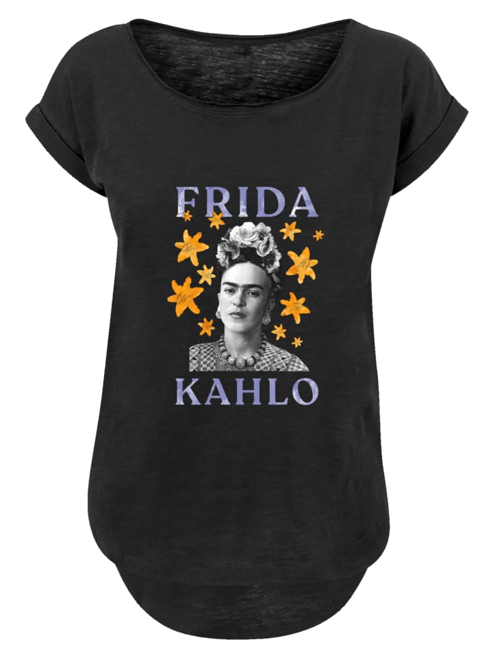 

Длинная футболка Frida Kahlo Star Graphic черного цвета F4NT4STIC, Черный, Длинная футболка Frida Kahlo Star Graphic черного цвета F4NT4STIC