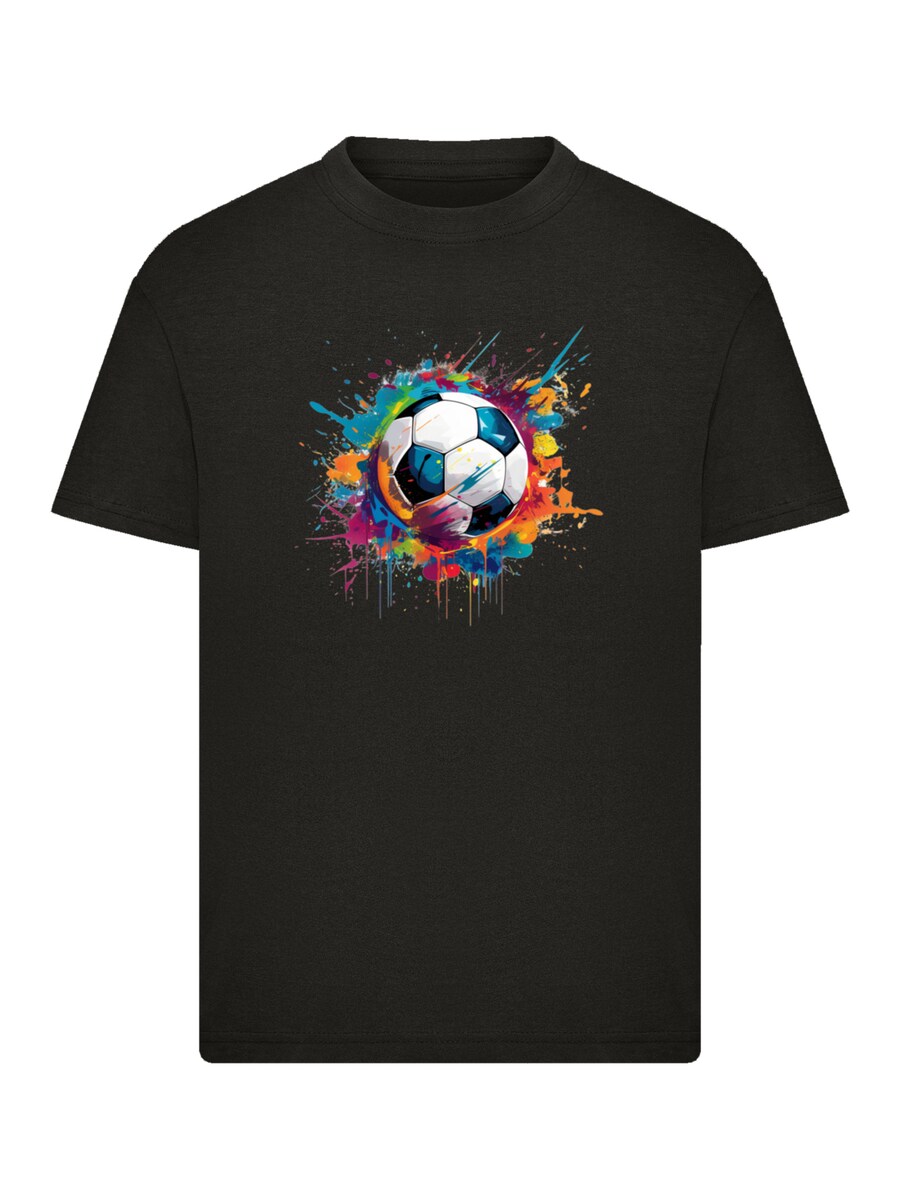 

Рубашка F4NT4STIC Bunte Fußball, черный