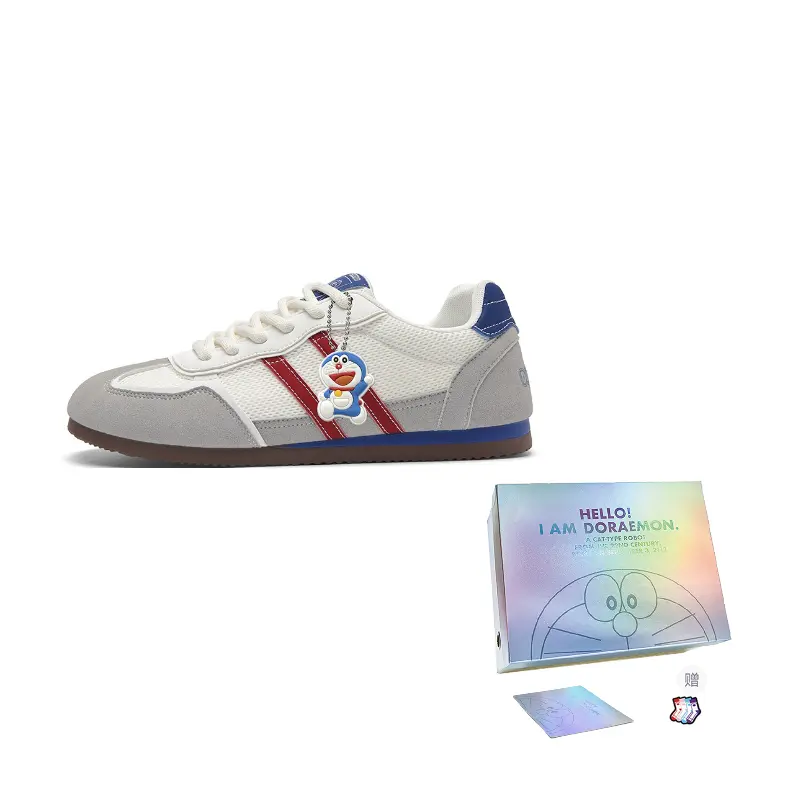 

Doraemon Дораэмон мужские низкие кеды повседневные разноцветные синие, цвет Colorful Blue