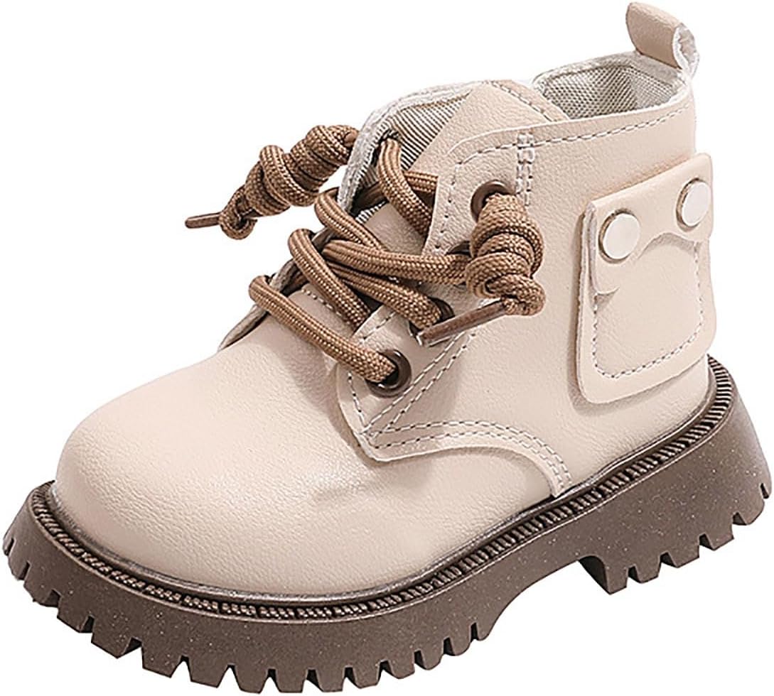 

Детские короткие ботинки IWIHMIV для девочек, детские всаднические ботинки для мальчиков, комфортные уличные ботинки с мягкой подошвой, не скользящие, короткие ботильоны для походов, White